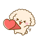 トイプードル♡デカ文字リアクション（個別スタンプ：32）