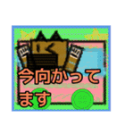 【毛糸編1】茶色の柴犬（口元が黒い）（個別スタンプ：9）
