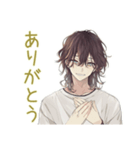 ゆるシャツ男子★体調不良とお大事に（個別スタンプ：3）