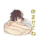 ゆるシャツ男子★体調不良とお大事に（個別スタンプ：6）