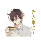 ゆるシャツ男子★体調不良とお大事に（個別スタンプ：7）