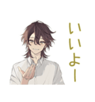 ゆるシャツ男子★体調不良とお大事に（個別スタンプ：23）