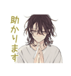 ゆるシャツ男子★体調不良とお大事に（個別スタンプ：24）