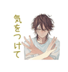 ゆるシャツ男子★体調不良とお大事に（個別スタンプ：35）
