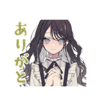 メンヘラ気味★ボクっ娘リボン女子（個別スタンプ：3）