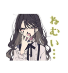 メンヘラ気味★ボクっ娘リボン女子（個別スタンプ：15）
