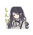 メンヘラ気味★ボクっ娘リボン女子（個別スタンプ：16）