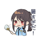 暑すぎ警察★女子シュール隊（個別スタンプ：6）