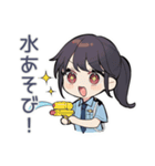 暑すぎ警察★女子シュール隊（個別スタンプ：22）