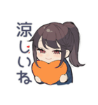 暑すぎ警察★女子シュール隊（個別スタンプ：38）