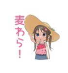 夏★わくわく女児スタンプ（個別スタンプ：4）