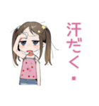 夏★わくわく女児スタンプ（個別スタンプ：7）