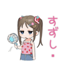 夏★わくわく女児スタンプ（個別スタンプ：15）