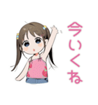夏★わくわく女児スタンプ（個別スタンプ：21）