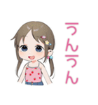 夏★わくわく女児スタンプ（個別スタンプ：36）