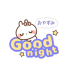 ❤️毎日使える♡でか文字[ 英語＆日本語 ]（個別スタンプ：5）