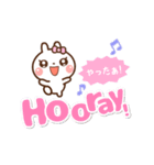 ❤️毎日使える♡でか文字[ 英語＆日本語 ]（個別スタンプ：20）