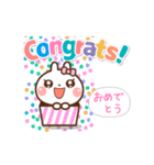 ❤️毎日使える♡でか文字[ 英語＆日本語 ]（個別スタンプ：22）