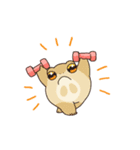 楽して痩せたいカエル（個別スタンプ：4）