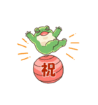 楽して痩せたいカエル（個別スタンプ：19）