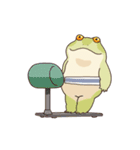 楽して痩せたいカエル（個別スタンプ：24）
