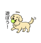 名前入りダックスロングクリーム（個別スタンプ：1）