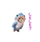 踊る！ダンス サメ猫（死語）（個別スタンプ：12）