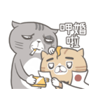 ストリートキャット拳会 ― ニャンパー拳（個別スタンプ：21）