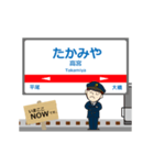 天神大牟田線in西日本の毎日使う動く電車（個別スタンプ：4）