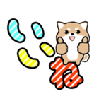 飛び出すデカ文字 豆しば【日常編】（個別スタンプ：17）