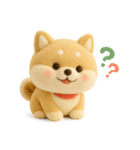 ゆるほわ柴犬のぬいぐるみ（個別スタンプ：3）