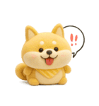 ゆるほわ柴犬のぬいぐるみ（個別スタンプ：22）