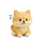 ゆるほわ柴犬のぬいぐるみ（個別スタンプ：32）