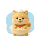 ゆるほわ柴犬のぬいぐるみ（個別スタンプ：37）