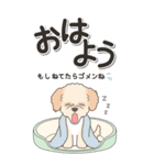 やさしいマルプー『仕事＆連絡』（個別スタンプ：2）