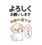 やさしいマルプー『仕事＆連絡』（個別スタンプ：15）