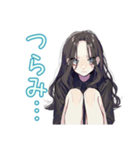 ネガティブなしっかり者な女子★（個別スタンプ：7）
