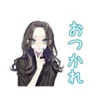 ネガティブなしっかり者な女子★（個別スタンプ：10）