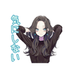 ネガティブなしっかり者な女子★（個別スタンプ：40）
