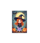 ❤️動くキュート❤️ハロウィン❤️魔女（個別スタンプ：2）