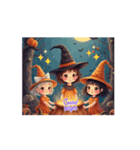 ❤️動くキュート❤️ハロウィン❤️魔女（個別スタンプ：13）