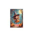 ❤️動くキュート❤️ハロウィン❤️魔女（個別スタンプ：16）