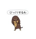 新・激しく尻尾をふるダックス【基本篇】（個別スタンプ：19）