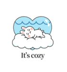 ウサギの日常スタンプ 03(EN)（個別スタンプ：8）