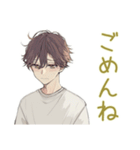 ゆるシャツ男子★家事分担リマインド（個別スタンプ：18）