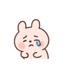 まんまるうさぎ楽しい日記（個別スタンプ：3）