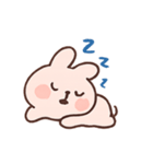 まんまるうさぎ楽しい日記（個別スタンプ：4）