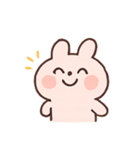 まんまるうさぎ楽しい日記（個別スタンプ：6）