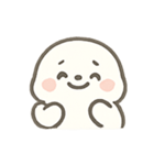 しろあざらしのほっこりきもち（個別スタンプ：2）