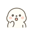 しろあざらしのほっこりきもち（個別スタンプ：3）